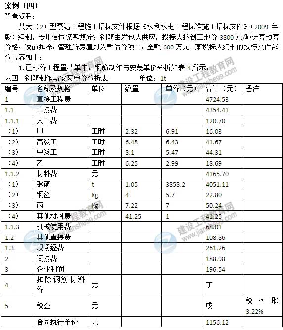 【老師解析】2014一級建造師《水利水電》試題答案解析