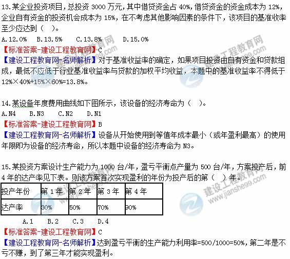 2012年造價(jià)工程師《理論與法規(guī)》試題及詳細(xì)答案解析（2）