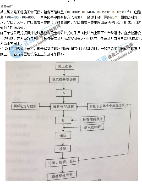 2017年二建《公路實務》試題及答案解析