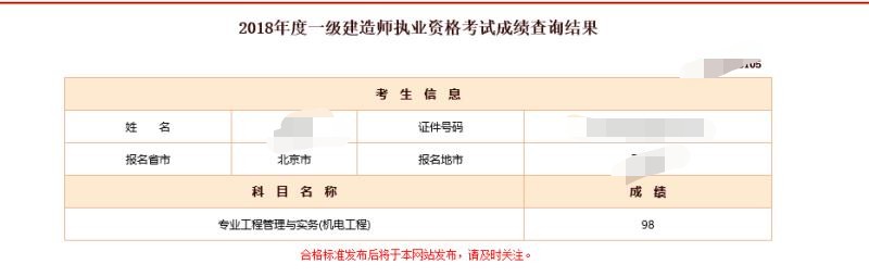 2018年一級建造師考試通過情況