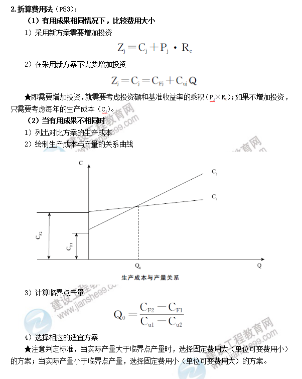 一建經(jīng)濟公式1